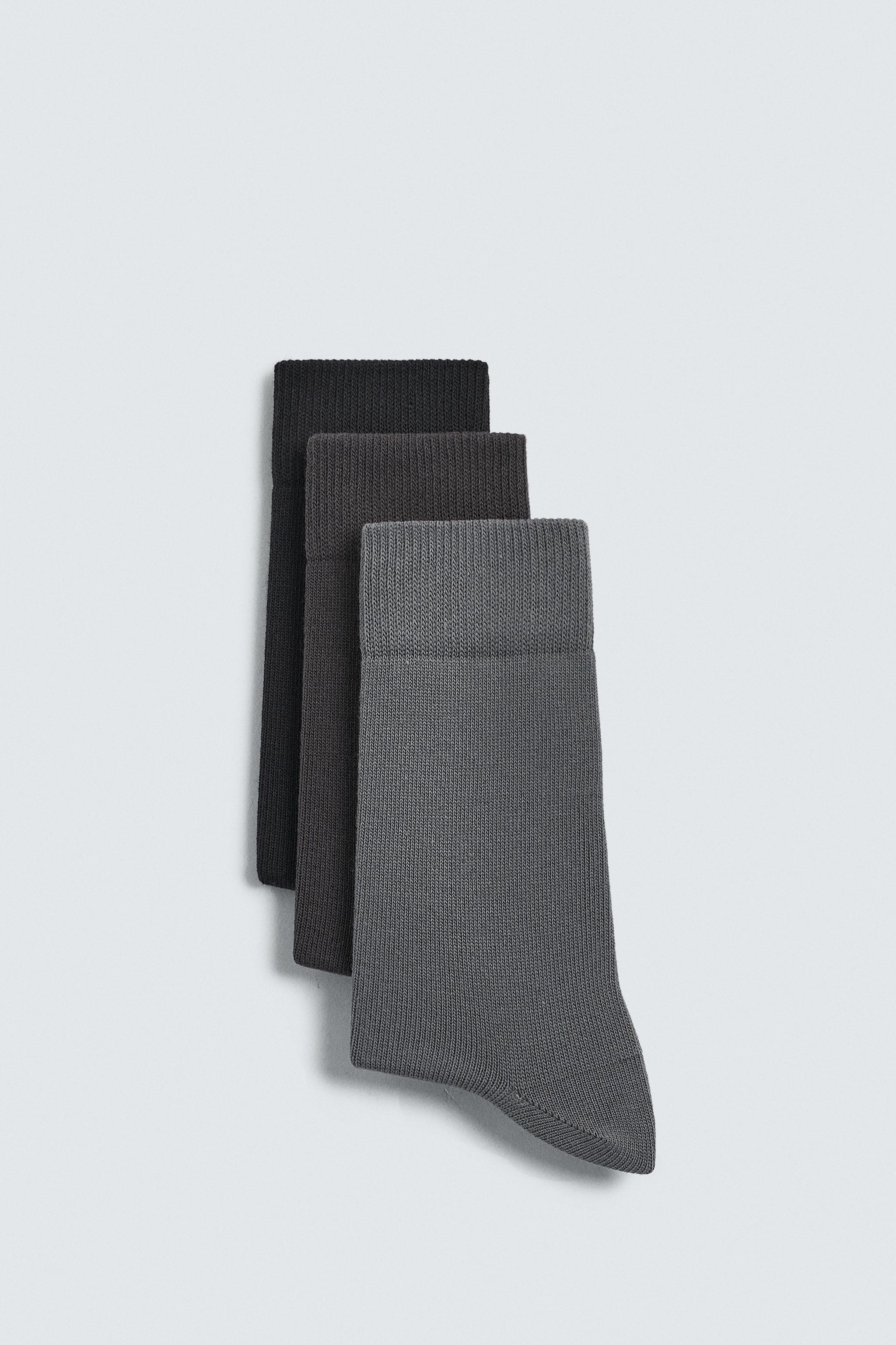 STRUCTURED SOCKS 3-PACK